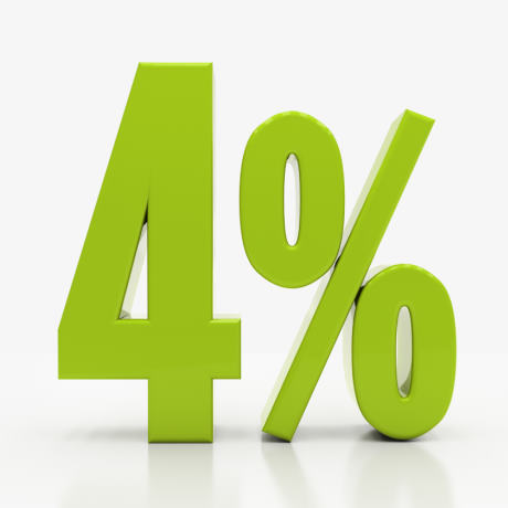  1       4%