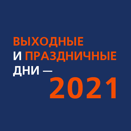 Профессиональный календарь на  2021 года