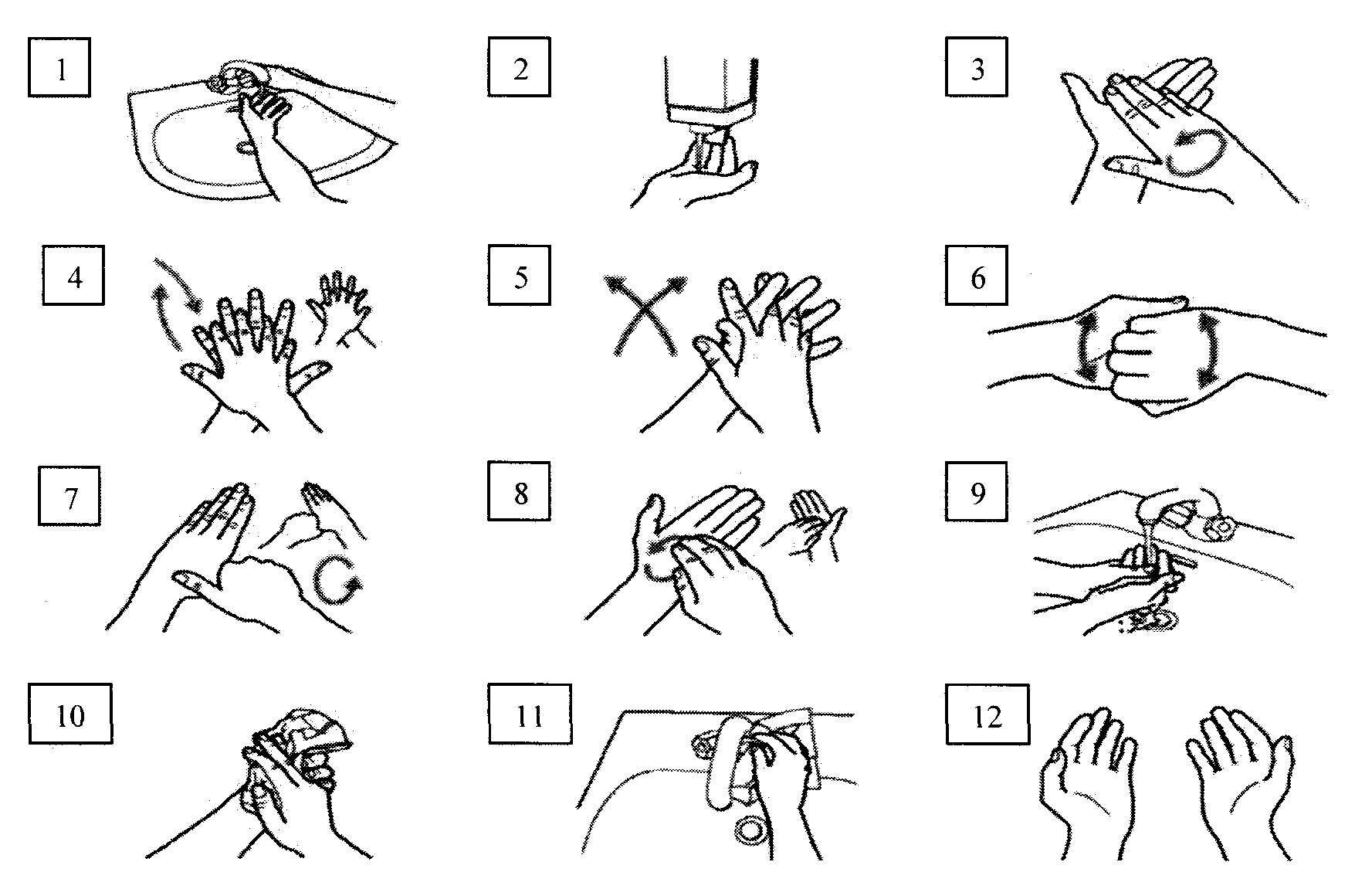 Руки на гигиеническом уровне алгоритм