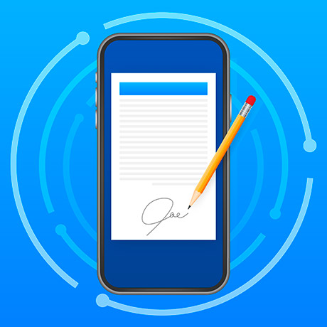 Как подписать документы для государственной регистрации бизнеса в телефоне