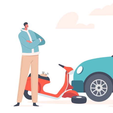 С места ДТП нельзя не только уезжать, но и уходить