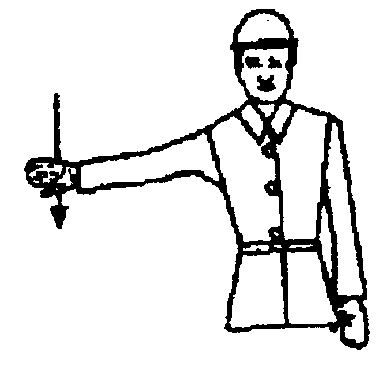 Сигнализация рабочего люльки. Знаковая сигнализация для рабочего люльки. Знаковая сигнализация применяемая при работе подъемника. Опустить стрелу. Знаковая сигнализация, применяемая при работе подъемника (вышки).